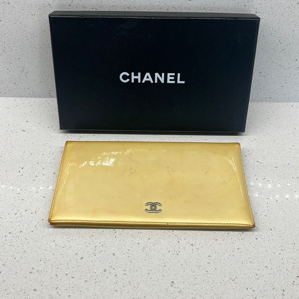 Chanel Wallet Purse Long Wallet COCO Woman Authentic Used
